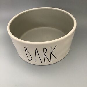 Dog Bowl Bark  Like New 6” Ceramic Rae Dunn Artisan Collection